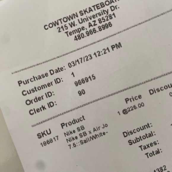 *SOLD* Nike SB x Jordan 4 - Picture 4 of 4